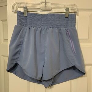 B women's jogger shorts size small zip‎ pocket on one side